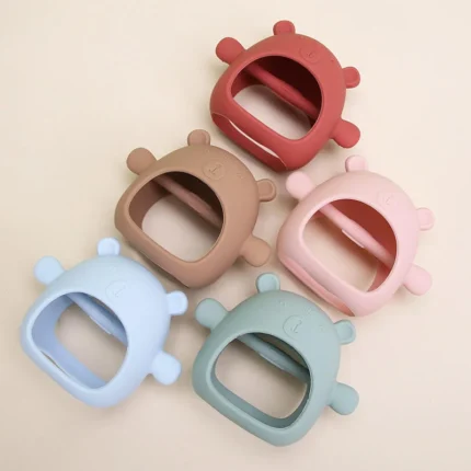 silicon baby teether- 6 to 12 months baby